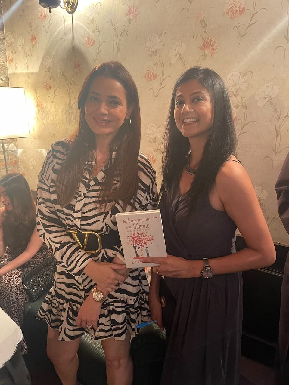 Neha Raj with the Booknerds community at a book event