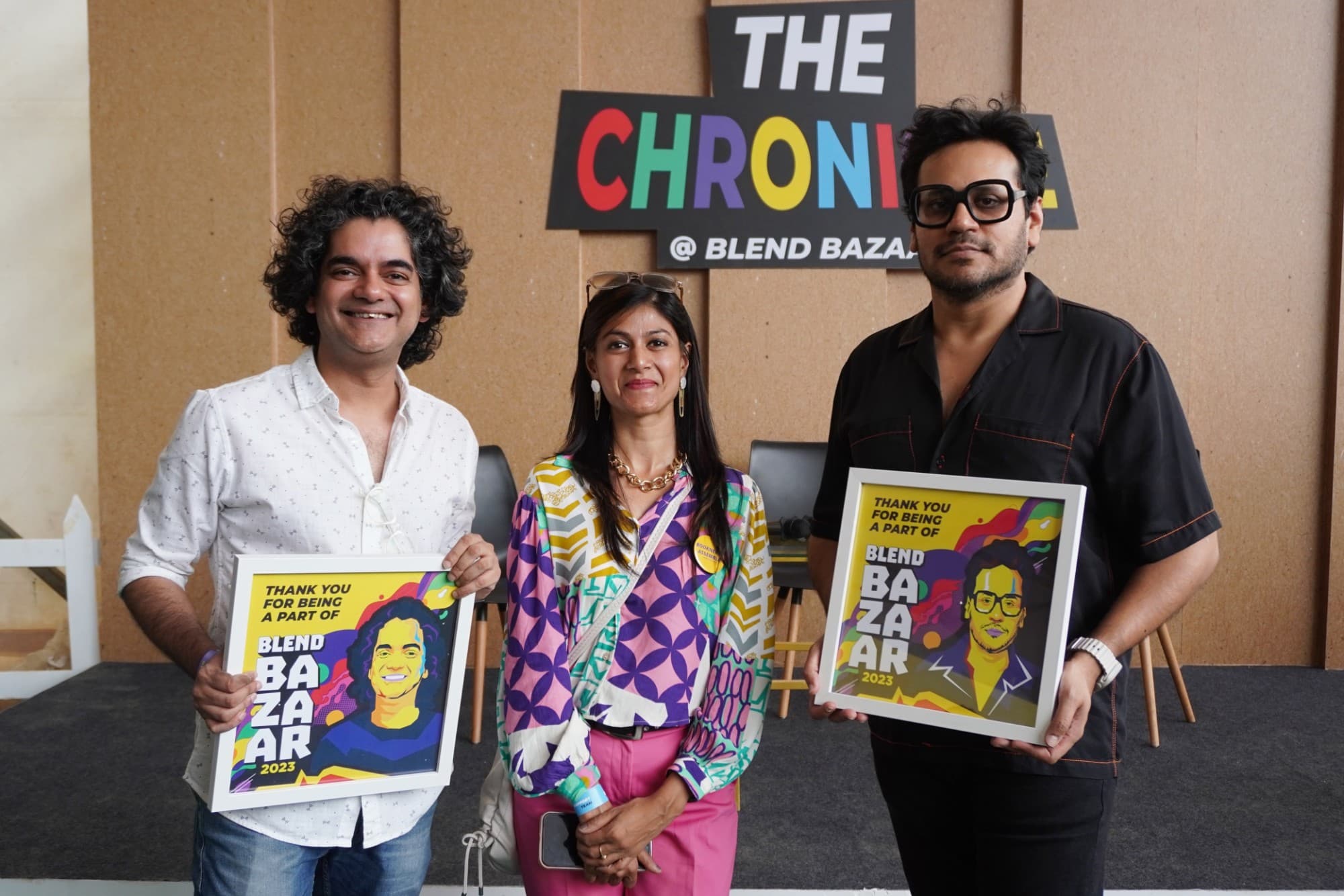 Neha Raj with the Booknerds community at a book event