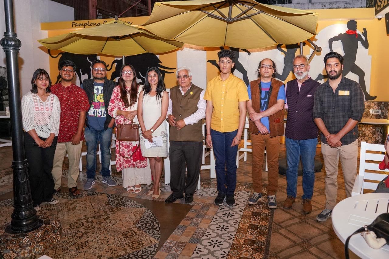 Neha Raj with the Booknerds community at a book event