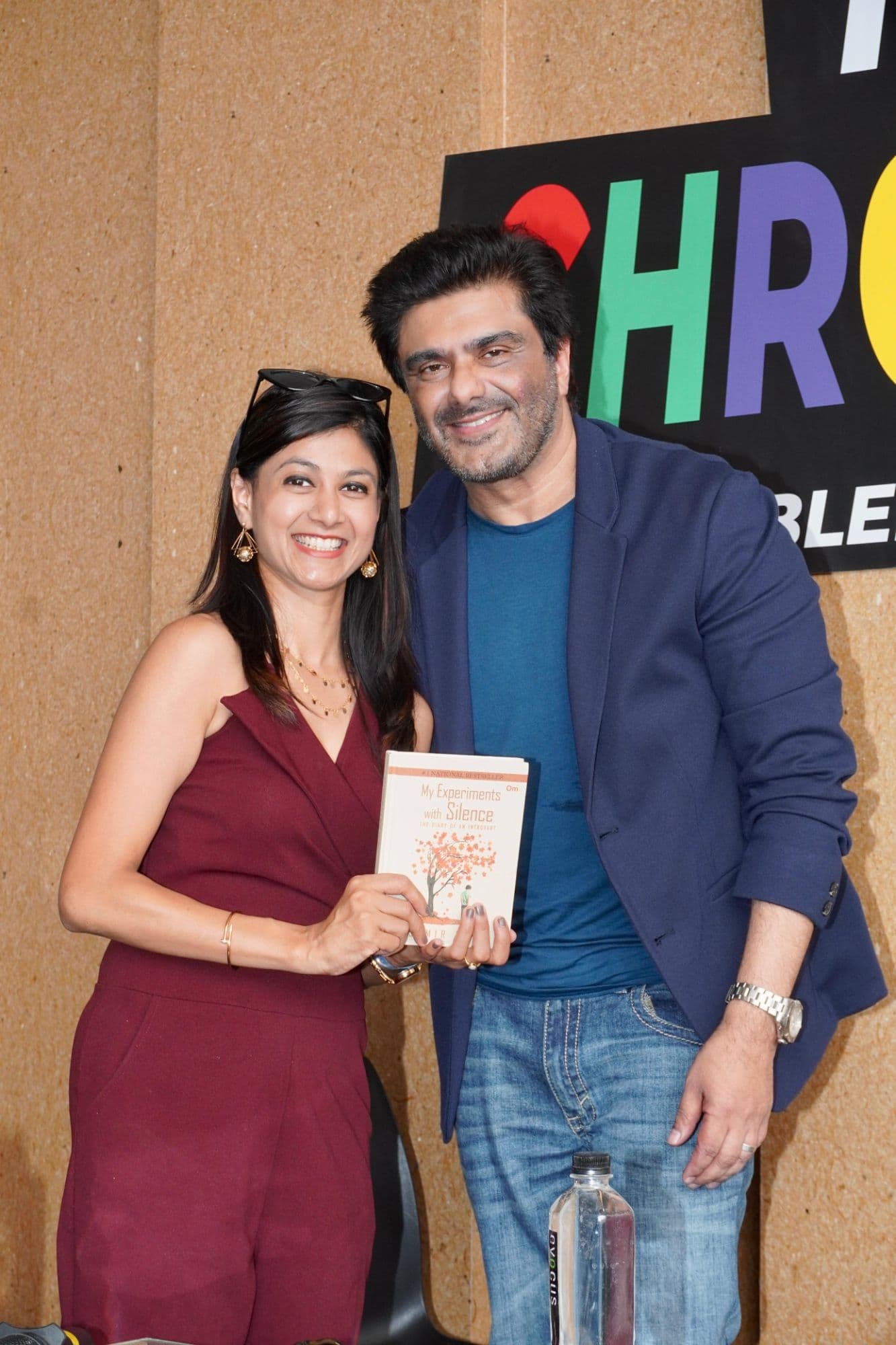 Neha Raj with the Booknerds community at a book event