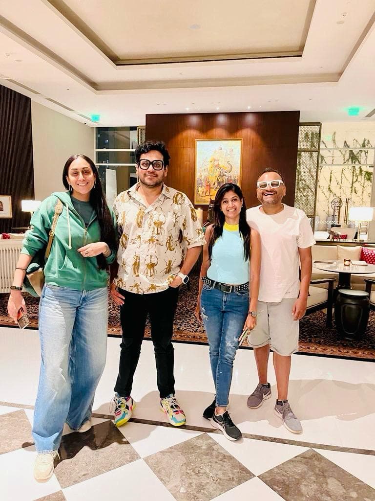 Neha Raj with the Booknerds community at a book event