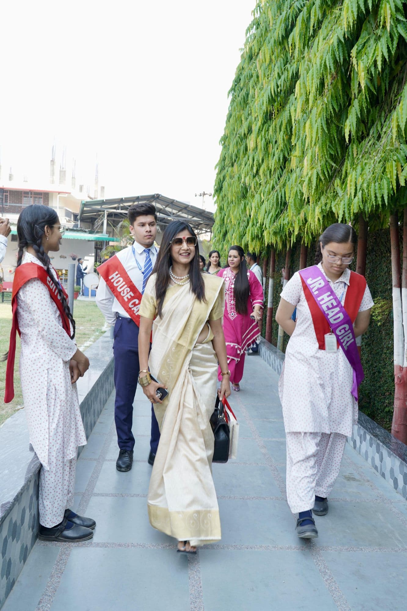 Neha Raj with the Booknerds community at a book event