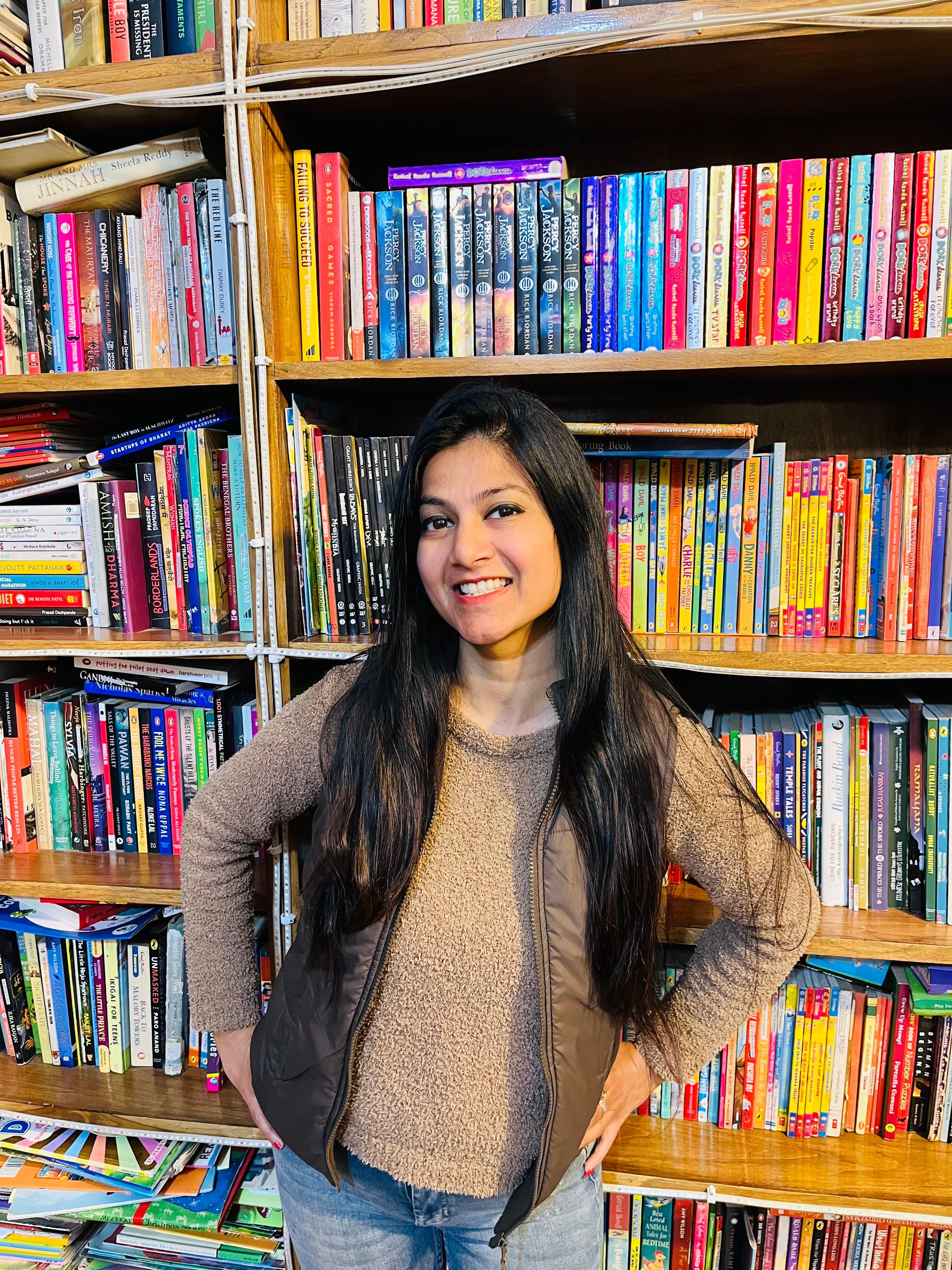 Neha Raj Library Bookshelf