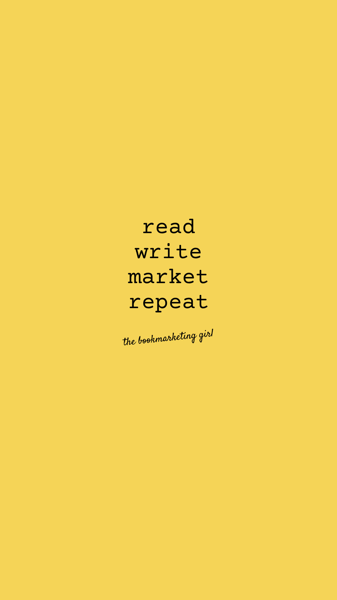 Read Write Market Repeat (Yellow)