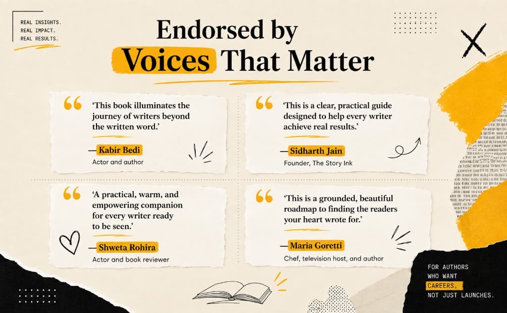 Endorsed by Voices That Matter — Kabir Bedi, Sidharth Jain, Shweta Rohira, Maria Goretti